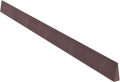 Klin koszowy 1m Kolor RAL 8019 Brąz 100szt