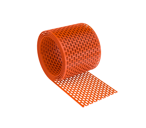 Kratka okapowa 80mm x 5m kolor Cegła RAL 8004