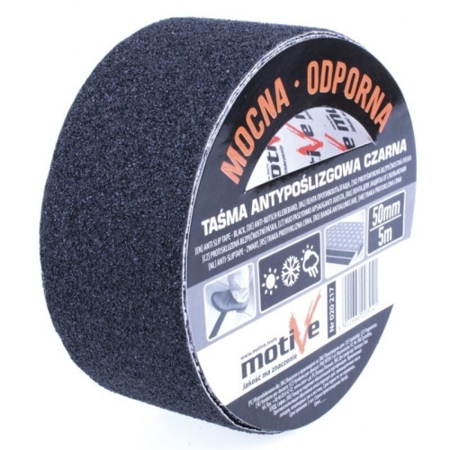 Taśma antypoślizgowa czarna 50mm x 5m Motive