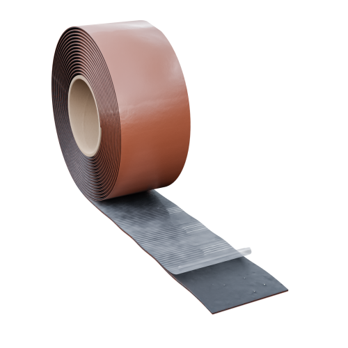 Taśma dekarska butylowa Ventaflex alubutyl 50mm x 10m 8004 CEGLANY 0,7mm