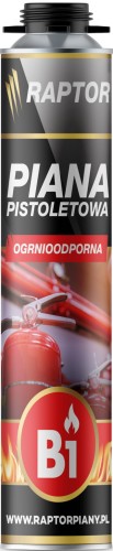 Piana Ognioodporna B1 montażowa Raptor 750 ml