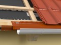 Grzebień okapu 60mm x 1m wróblówka kolor Kolor Brązowu RAL 8019