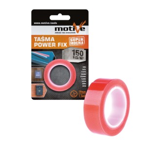 Taśma montażowa Dwustronna POWER FIX 19mm x 1,5m