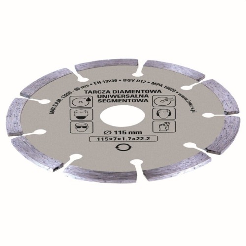 Tarcza diamentowa uniwersalna segmentowa 125mm