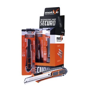 Nóż do tapet SECURO Motive 18mm