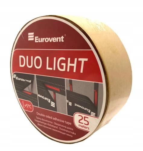 Taśma dwustronna do sklejania membran i folii DUO LIGHT 50mm x 25m