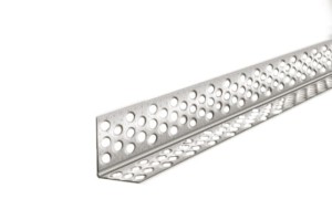 1szt Narożnik aluminiowy do gipsu Moletowany 30x30 2,5m 0,4mm 