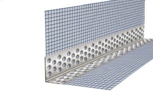 50szt Narożnik aluminiowy moletowany 30x30 z siatką niebieską 10x10 2,5m