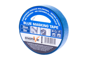 Taśma Malarska Niebieska Blue Masking 30mm x 50M Motive