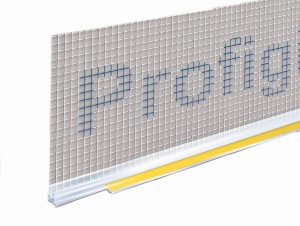 Listwa przyokienna z siatką kolor BEZBARWNY 6mm 2,5m PROCOLOR 1x