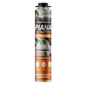 Piana Pistoletowa niskoprężna RAPTOR STANDARD 750ml 820g