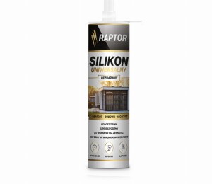 Silikon RAPTOR uniwersalny Bezbarwny 280ml