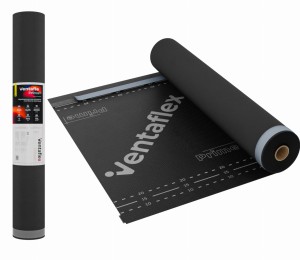 Membrana dachowa 200g /m2  Ventaflex PRIME 1,5m x 50m z paskami klejącymi PREMIUM PLUS