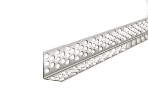 50szt Narożnik aluminiowy do gipsu Moletowany 30x30 2,5m 0,4mm