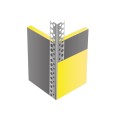 50szt Narożnik aluminiowy do gipsu Moletowany 30x30 2,5m 0,4mm