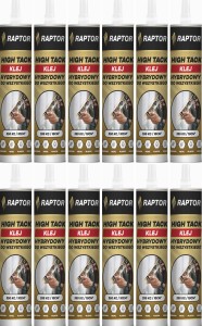 12st Klej montażowy hybrydowy High Tack RAPTOR 280ml 