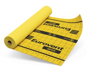 Folia paroizolacyjna aktywna Eurovent Aktiv 90g 1,5m x 50m 75m2