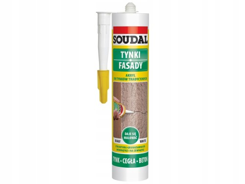 Akryl do tynków tradycyjnych  Soudal biały 280 ml