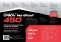 Membrana dachowa z matą strukturalną pod rąbek 450g ORION VentRoof 37,5m²