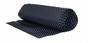 Folia kubełkowa fundamentowa 1m x 20m 400g 20m2